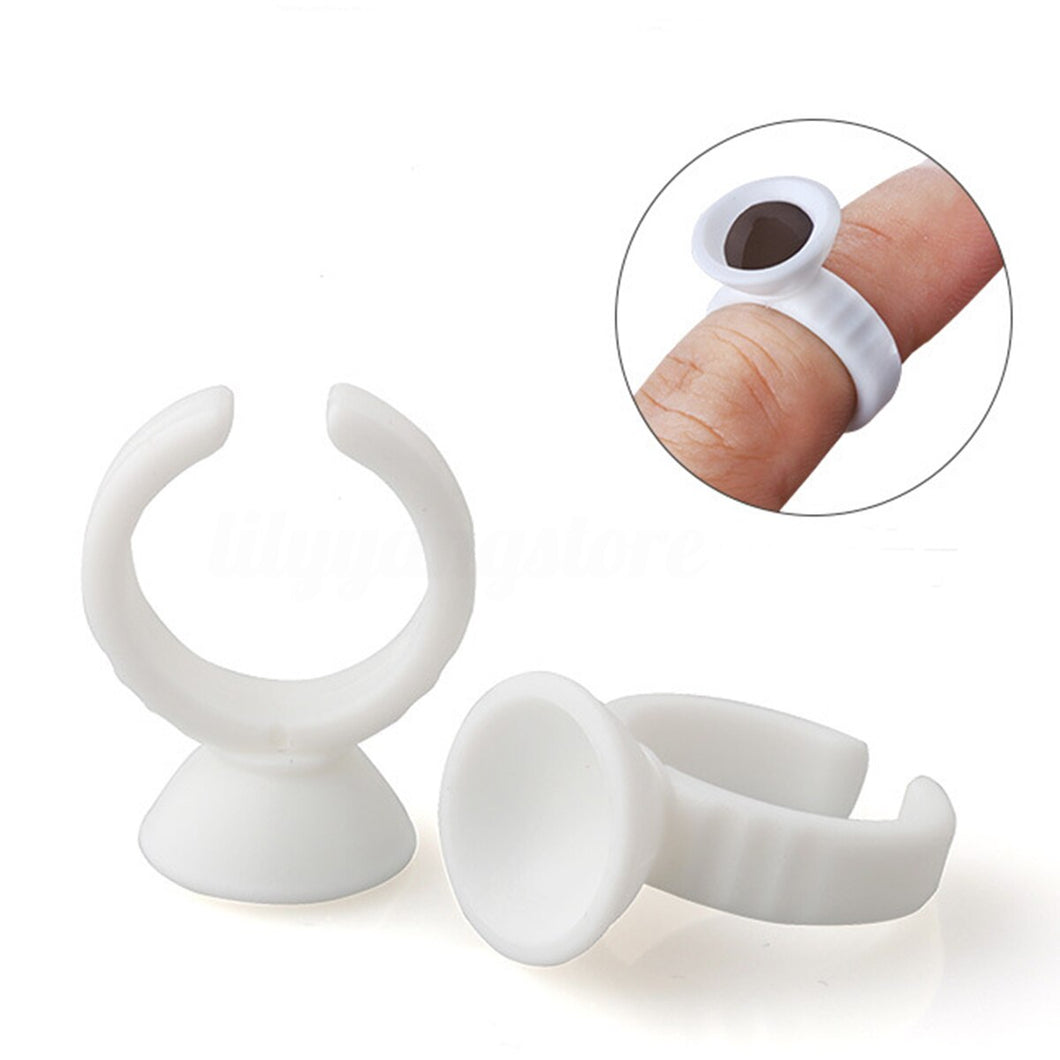 ANILLOS PARA PEGA DE PESTÑAS x100