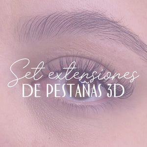 SET DE EXTENSIONES DE PESTAÑAS 3D O VOLUMEN